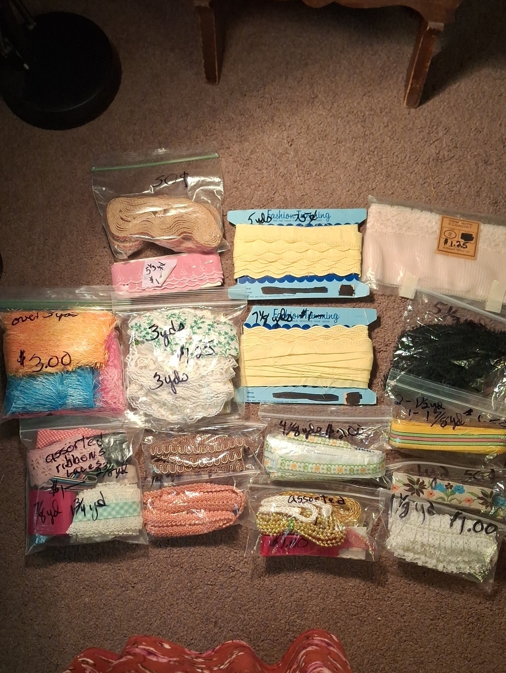 Assorted Trim For Sewing